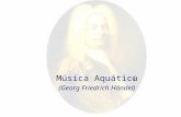 Música Aquática (Georg Friedrich Händel). ESCASSEZ HÍDRICA E CULTURA Centro de Tecnologia e Geociências da UFPE Dia mundial da Água 22 de março de 2007.