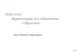 Page1 DAS-5341: Representação do Conhecimento e Raciocínio Prof. Eduardo Camponogara.