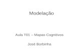 Modelação Aula T01 – Mapas Cognitivos José Borbinha.