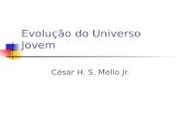 Evolução do Universo Jovem César H. S. Mello Jr..