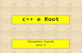 Alexandre Suaide aula 4 c++ e Root. Programa Aula 1 –Introdução ao c++ e ROOT –c++ básico Aula 2 –Ponteiros/referências –Usando ponteiros  cálculo de.