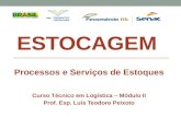 ESTOCAGEM Processos e Serviços de Estoques Curso Técnico em Logística – Módulo II Prof. Esp. Luís Teodoro Peixoto.