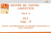 GESTÃO DE CUSTOS LOGÍSTICO AULA 9 PLT Cap. 9 Custos com Manutenção de Estoque Inventario e lote economico.