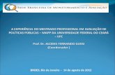 BNDES, Rio de Janeiro – 14 de agosto de 2012. APRESENTAÇÃO Mestrado em Avaliação de políticas Públicas - MAPP: I. Estrutura e funcionamento II. Resultados.