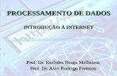 PROCESSAMENTO DE DADOS Prof. Dr. Euclides Braga Malheiros Prof. Dr. Alan Rodrigo Panosso INTRODUÇÃO À INTERNET.