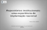 Repositórios institucionais: uma experiência de implantação nacional Bianca Amaro (IBICT) Seminário Internacional Acesso Livre ao Conhecimento - Fiocruz.