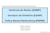 2006, Edgard Jamhour Gerência de Redes (SNMP) Serviços de Diretório (LDAP) Policy Based Networking (PBNM) Edgard Jamhour Mauro Fonseca Carlos Maziero.