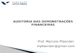 Prof. Marcelo Pfaender mpfaender@gmail.com. Um processo sistemático de obtenção e avaliação objetiva de evidências sobre afirmações a respeito de ações.