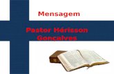 Mensagem Pastor Hérisson Gonçalves. O limite da tua tenda Gênesis 9:18-29.