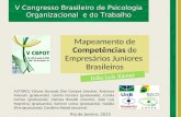 V Congresso Brasileiro de Psicologia Organizacional e do Trabalho Mapeamento de Competências de Empresários Juniores Brasileiros Rio de Janeiro, 2012 AUTORES:
