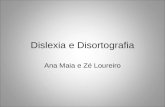 Dislexia e Disortografia Ana Maia e Zé Loureiro Ficha Técnica Objectivo geral: ajudar alunos com problemas de disortografia/dislexia – trabalhando a.