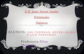 ALUNOS: IAN CHERMAN, KEVEN, NILZA E LUIZ FERNANDO E.E Jose Alves Quito Extensão Taboco Professora:Elisa Margutti.