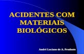 ACIDENTES COM MATERIAIS BIOLÓGICOS André Luciano de A. Prudente.