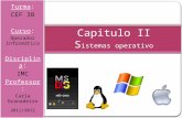 Capitulo II S istemas operativo 2011/2012. Definição de Software 2  São os programas do computador, ou seja, conjuntos de instruções que são capazes.