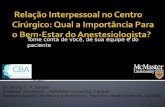 Congresso Brasileiro de Anestesiologia 2014. Recife, Brasil Dr. Bruno C. R. Borges Professor Assistente – McMaster University, Canadá Anestesiologista.