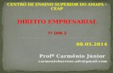 08.05.2014 Profº Carmênio Júnior carmeniobarroso.adv@gmail.com.