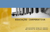 Universidade Veiga de Almeida MBA Gestão de Recursos Humanos EDUCAÇÃO CORPORATIVA.