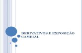DERIVATIVOS E EXPOSIÇÃO CAMBIAL. S UMÁRIO Derivativos no Mercado de Câmbio Contratos Futuros de Câmbio Opções de Câmbio Exposição Cambial Exposição de.
