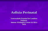 Asfixia Perinatal Universidade Estadual de Londrina Pediatria Interna: Elisângela Gomes da Silva 2010.