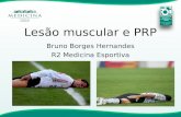 Lesão muscular e PRP Bruno Borges Hernandes R2 Medicina Esportiva.