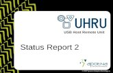 USB Host Remote Unit Status Report 2. Roteiro Projeto Primeiro Release Organograma Apoena –Arquitetura –Microcontrolador –Comunicação –Aplicação Andamento.