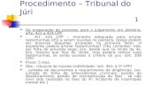 Procedimento – Tribunal do Júri 1 Da preparação do processo para o julgamento em plenário: arts. 421 a 424 CPP. - Art. 422 CPP – momento adequado para.
