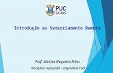 Introdução ao Sensoriamento Remoto Prof. Vinícius Nogueira Fróes Disciplina: Topografia – Engenharia Civil.