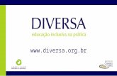Www.diversa.org.br. A área de relatos de experiência do DIVERSA é dividida em três partes: