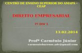 13.02.2014 Profº Carmênio Júnior carmeniobarroso.adv@gmail.com.