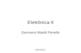 Eletrônica II Germano Maioli Penello 24/03/2015. MOSFET.