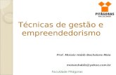 Técnicas de gestão e empreendedorismo Faculdade Pitágoras Prof. Moisés Habib Bechelane Maia moiseshabib@yahoo.com.br.