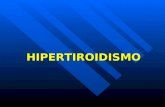 HIPERTIROIDISMO. Conceitos Hipertiroidismo: Hiperfunção da glândula tiróide (aumento da produção de HT) Tirotoxicose – Síndrome clínica resultante da.