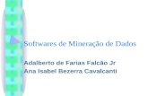 Softwares de Mineração de Dados Adalberto de Farias Falcão Jr Ana Isabel Bezerra Cavalcanti.
