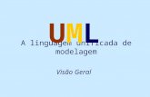 A linguagem unificada de modelagem UMLUML Visão Geral.