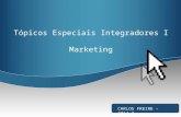 Tópicos Especiais Integradores I Marketing CARLOS FREIRE – 2014.2.