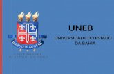 UNEB UNIVERSIDADE DO ESTADO DA BAHIA. CURSO DE TURISMO Campus I - Salvador.