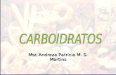 Msc Andreza Patricia M. S. Martins. Conceitos Gerais: Os carboidratos são as biomoléculas mais abundantes na natureza. Para muitos carboidratos, a fórmula.