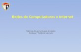 Redes de Computadores e Internet Sistemas de comunicação de dados Professor: Waldemiro Arruda.