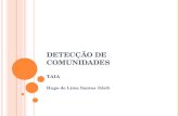 DETECÇÃO DE COMUNIDADES TAIA Hugo de Lima Santos (hls3)