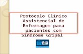 Protocolo Clínico Assistencial de Enfermagem para pacientes com Síndrome Gripal.