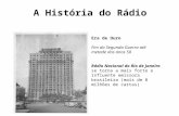 A História do Rádio Era de Ouro Fim da Segunda Guerra até metade dos anos 50 Rádio Nacional do Rio de Janeiro se torna a mais forte e influente emissora.