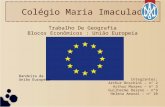 Colégio Maria Imaculada Trabalho De Geografia Blocos Econômicos : União Europeia Integrantes: Arthur Boschini – n° 2 Arthur Moraes – n° 3 Guilherme Deieno.