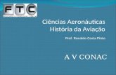 A V CONAC Ciências Aeronáuticas História da Aviação Prof. Ronaldo Costa Pinto.