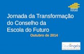 Jornada da Transformação do Conselho da Escola do Futuro Outubro de 2014.