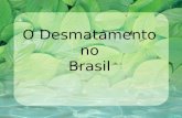 O Desmatamento no Brasil. História do desmatamento no Brasil desflorestamento pau-brasil Mata Atlântica pau- brasil O desmatamento, também chamado de.