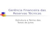 Gerência Financeira das Reservas Técnicas Estrutura a Termo das Taxas de Juros.