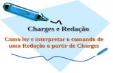 Charges e Redação Como ler e interpretar o comando de uma Redação a partir de Charges.