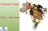 Culturas Negras no Brasil Prof. João Antonio. Seria um massacre descrever a cultura afro descendente brasileira ignorando a historia e o sofrimento do.