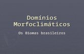 Domínios Morfoclimáticos Os Biomas brasileiros. Os Biomas.