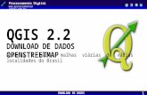 DOWNLOAD DE DADOS OPENSTREETMAP Processamento Digital  1 QGIS 2.2 DOWNLOAD DE DADOS OPENSTREETMAP Aprenda a baixar malhas.